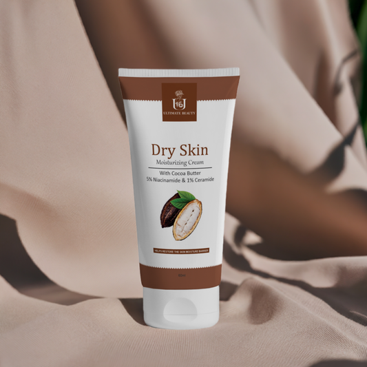 U16 Dry Skin moisturizing Cream with Cocoa Butter, 5% Niacinamide & 1% Ceramide.