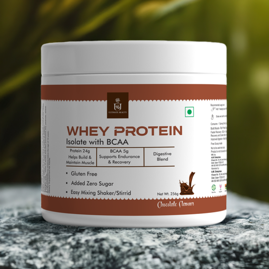 U16 Ultimate Whey Protein Isolate With BCAA Chocolate Flavour - 256gm.