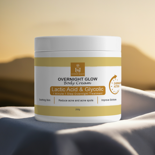 U16 Overnight Glow Body Cream | Wake Up to Radiant, Even-Toned Skin.